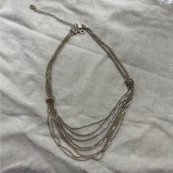 Anne Klein Jewelry - Anne Klein- Silver Multi-Strand Necklace